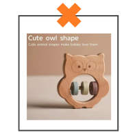 Bijtring uil naturel